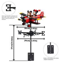 Load image into Gallery viewer, Personalized Weather Vane with Custom Airplane Design for Family Gift