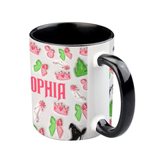 Load image into Gallery viewer, Personalized Witch Accent Mug Custom Name Gift for Halloween
