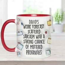 Load image into Gallery viewer, Personalized Christmas Accent Mug with Grinch Design for Holiday Gift