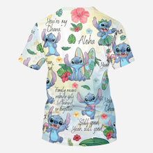 Load image into Gallery viewer, Personalized Ohana All Over Shirt Unique Family Gift