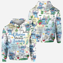 Load image into Gallery viewer, Personalized Ohana All Over Shirt Unique Family Gift