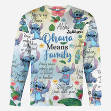 Load image into Gallery viewer, Personalized Ohana All Over Shirt Unique Family Gift