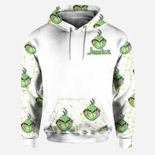 Load image into Gallery viewer, Personalized Grinch Hoodie and Leggings Set for Christmas Gift