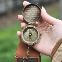 Load image into Gallery viewer, Personalized Couple Compass Gift for Anniversary or Christmas