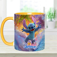 Load image into Gallery viewer, Personalized Beach Accent Mug with Ohana Design for Mom