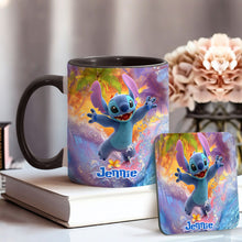Load image into Gallery viewer, Personalized Beach Accent Mug with Ohana Design for Mom