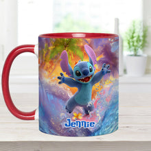 Load image into Gallery viewer, Personalized Beach Accent Mug with Ohana Design for Mom
