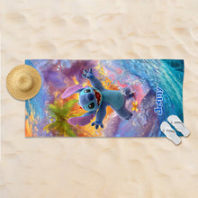 Load image into Gallery viewer, Personalized Quick-Dry Beach Towel Custom Name Ohana Gift