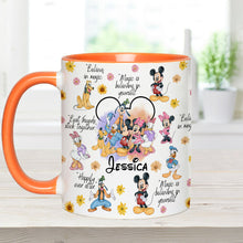 Load image into Gallery viewer, Personalized Magical Moments Accent Mug Custom Name Gift