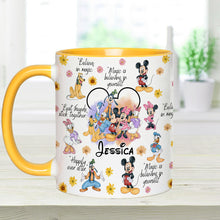 Load image into Gallery viewer, Personalized Magical Moments Accent Mug Custom Name Gift