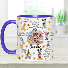 Load image into Gallery viewer, Personalized Magical Moments Accent Mug Custom Name Gift