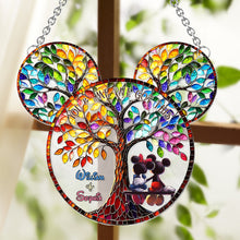 Load image into Gallery viewer, Personalized Window Hanging Suncatcher Ornament Gift for Couples | Custom Name Decor