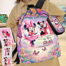 Load image into Gallery viewer, Personalized Mouse Backpack & Pencil Case Gift for Kids