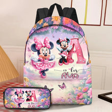 Load image into Gallery viewer, Personalized Mouse Backpack & Pencil Case Gift for Kids
