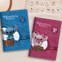 Load image into Gallery viewer, Personalized Ohana Passport Holder Custom Name Gift for Travelers