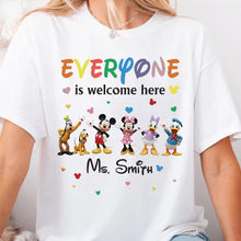Load image into Gallery viewer, Personalized 'Everyone Is Welcome Here' T-shirt & Hoodie for Kids
