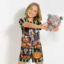 Load image into Gallery viewer, Personalized Halloween Mickey Mouse T-Shirt & Shorts Set for Kids
