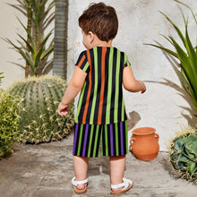 Load image into Gallery viewer, Personalized Halloween Mickey Mouse T-Shirt & Shorts Set for Kids