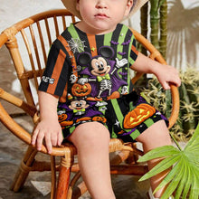 Load image into Gallery viewer, Personalized Halloween Mickey Mouse T-Shirt & Shorts Set for Kids