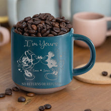 Load image into Gallery viewer, Personalized Engraved Pottery Mug Custom Name Gift for Couples