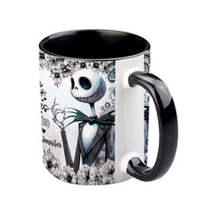 Load image into Gallery viewer, Personalized Nightmare Accent Mug Just a Girl Who Loves Jack Skellington Gift