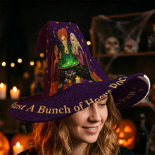 Load image into Gallery viewer, Personalized Witch Hat Quilt with Custom Name - Halloween Gift for Her