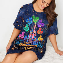 Load image into Gallery viewer, Personalized Sleep T-shirt Dress Best Grandma Ever Gift