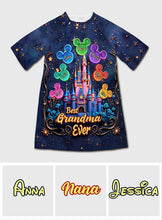 Load image into Gallery viewer, Personalized Sleep T-shirt Dress Best Grandma Ever Gift