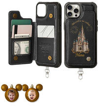 Load image into Gallery viewer, Personalized Phone Wallet with Charms Gift for Grandma | Customizable