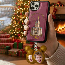 Load image into Gallery viewer, Personalized Phone Wallet with Charms Gift for Grandma | Customizable