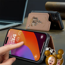 Load image into Gallery viewer, Personalized Phone Wallet with Charms Gift for Grandma | Customizable