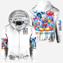 Load image into Gallery viewer, Personalized Autism Awareness All Over Shirt Custom Name Gift