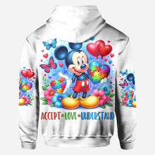 Load image into Gallery viewer, Personalized Autism Awareness All Over Shirt Custom Name Gift