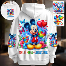 Load image into Gallery viewer, Personalized Autism Awareness All Over Shirt Custom Name Gift