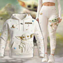 Load image into Gallery viewer, Personalized Galaxy Hoodie and Leggings with Custom Name - Unique Gift for Kids