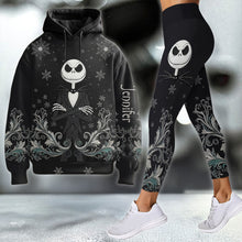 Load image into Gallery viewer, Personalized Nightmare Hoodie and Leggings Set for Halloween Custom Name Gift