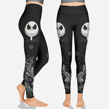 Load image into Gallery viewer, Personalized Nightmare Hoodie and Leggings Set for Halloween Custom Name Gift