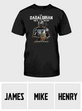 Load image into Gallery viewer, Personalized Dadalorian This Is The Way T-shirt & Hoodie Gift for Dad