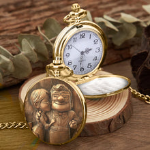 Load image into Gallery viewer, Personalized Pocket Watch Custom Engraved Gift for Dad