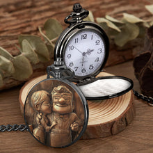 Load image into Gallery viewer, Personalized Pocket Watch Custom Engraved Gift for Dad