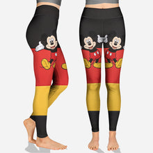 Load image into Gallery viewer, Personalized Mickey and Minnie Mouse Hoodie & Leggings Set for Couples