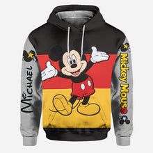 Load image into Gallery viewer, Personalized Mickey and Minnie Mouse Hoodie & Leggings Set for Couples