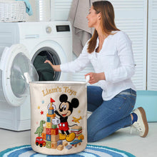 Load image into Gallery viewer, Personalized Kids Storage Basket Custom Toy Organizer Gift