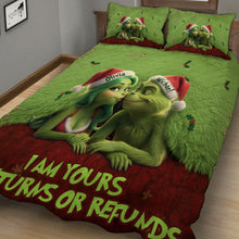 Load image into Gallery viewer, Personalized Quilted Bedding Set Custom Names Gift for Couples