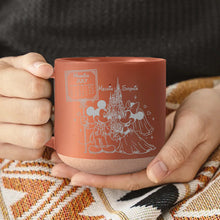 Load image into Gallery viewer, Personalized Engraved Pottery Mug Custom Name Gift for Couples