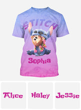 Load image into Gallery viewer, Personalized Ohana All Over Shirt Custom Name for Summer