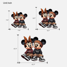 Load image into Gallery viewer, Personalized Chicano Mouse Couple Custom Wood Sign Gift