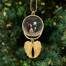 Load image into Gallery viewer, Personalized Angel Wings Ornament Custom Photo Gift for Christmas