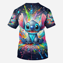 Load image into Gallery viewer, Personalized Ohana All Over Shirt Custom Name for Family