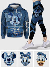 Load image into Gallery viewer, Personalized Disney Mickey Mouse Hoodie & Leggings Set for Girls